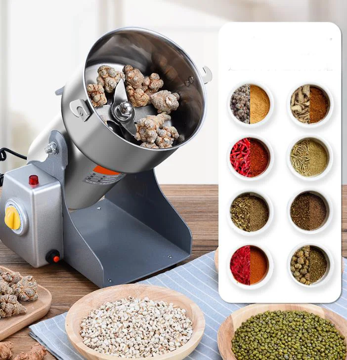 Multifunction Swing Type Electric Grain Grinder 800G Herb Pulverizer Automatic Food Powder Mill Grinding Machine 110V 220V