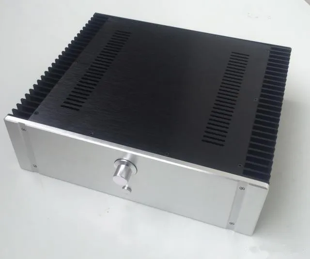 

Shell 430*130*361MM 4313 all-aluminum power amplifier radiator chassis class A power amplifier preamplifier DIY box