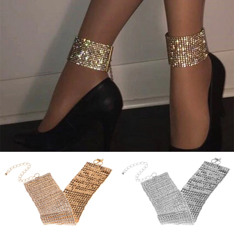 1 шт. блестящие стразы ножной браслет турецкие вечерние этнические ножные