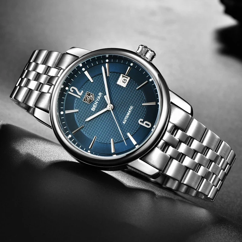 Новинка 2020 мужские механические часы BENYAR повседневные спортивные