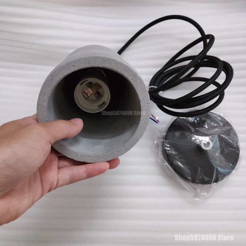 Винтажный цементный подвесной светильник s для кухни бара кафе гостиной спальни