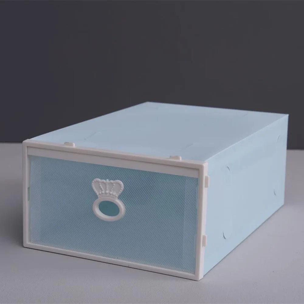 Коробки для обуви с высокой емкостью ящик хранения прозрачный шкаф пылезащитный