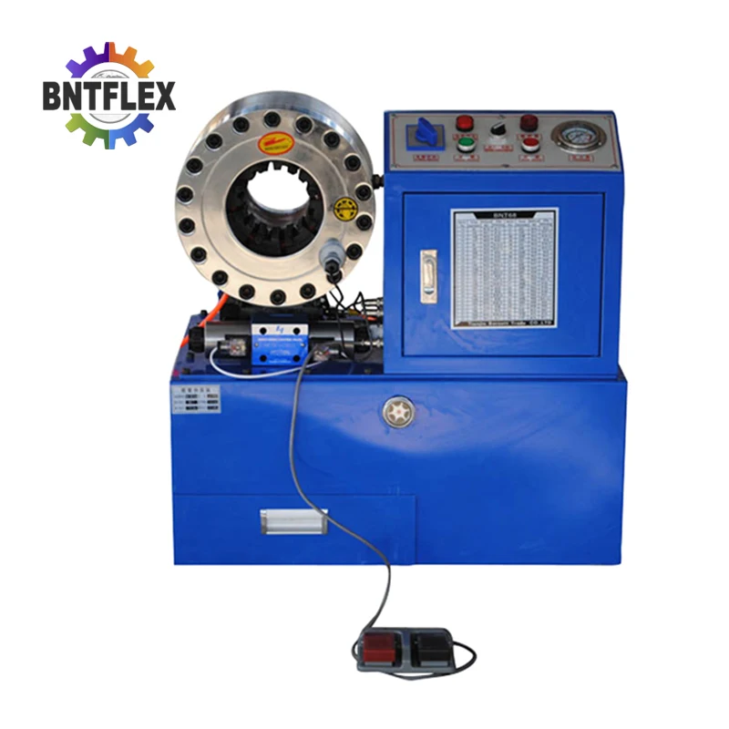 

Factory sales high pressure hose Crimping Machine For Hydraulic Hose BNT68 steel pipe presses