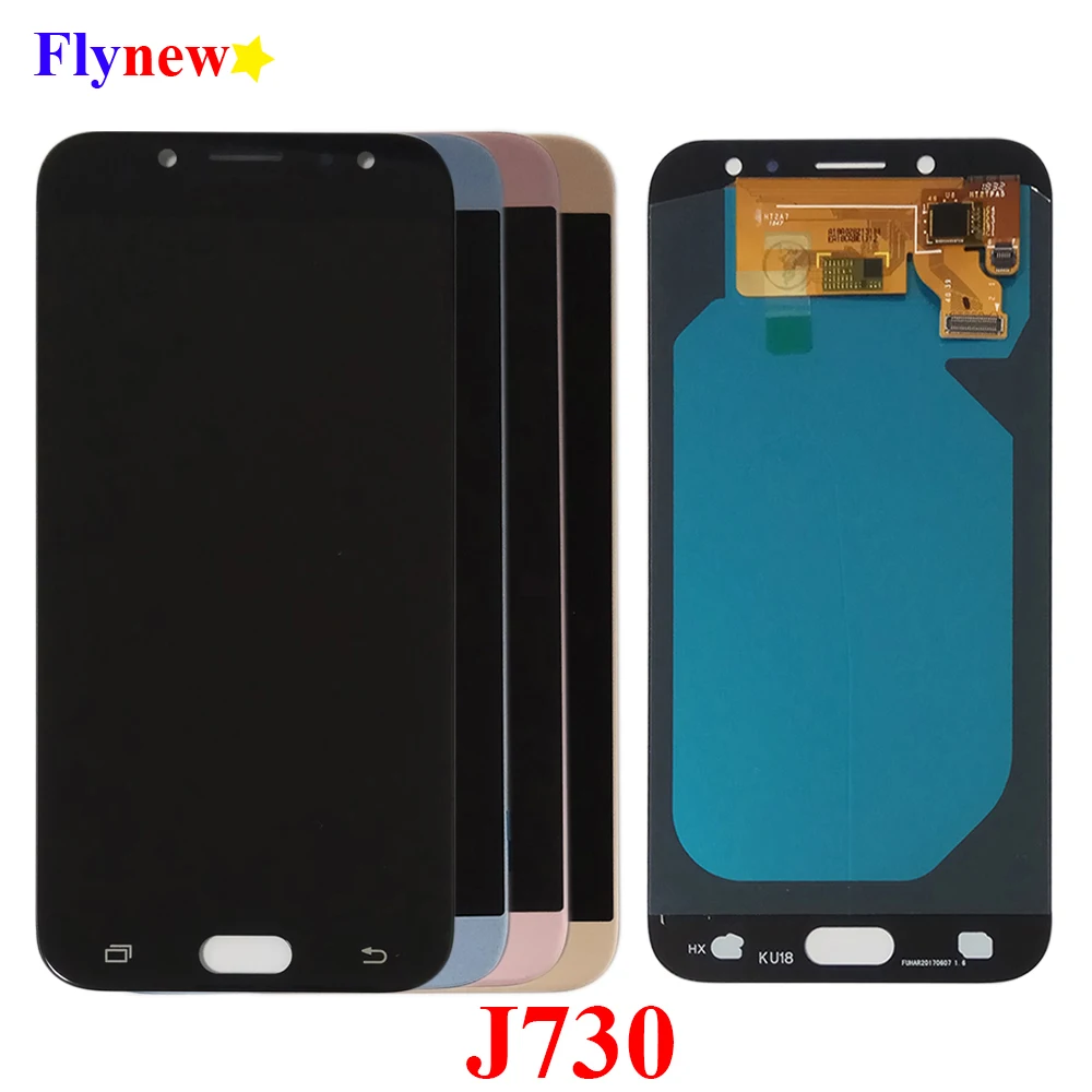 5," AMOLED ЖК-дисплей для SAMSUNG Galaxy J7 Pro J730 J730F J730G J730GM J730OG дисплей с сенсорным экраном дигитайзер в сборе