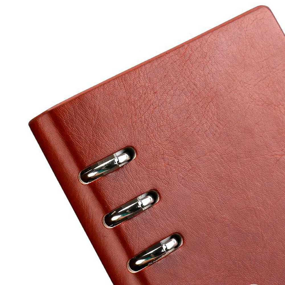 2020 New Notebook Loose-leaf Leather Cover Organizer Writing Pads Business Notebooks Agenda Planner Journal Book | Канцтовары для