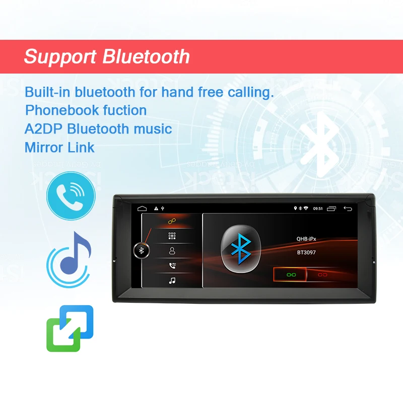 Автомагнитола AUTOTOP 2 din 10 25 дюйма Android 0 для E39 5 серии 1996 2003 с BT GPS навигацией MirrorLink DSP