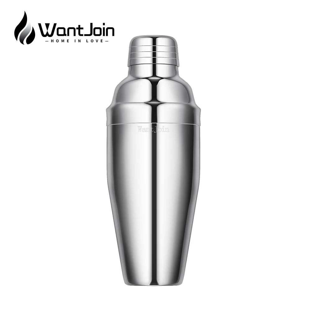 Коктейльный шейкер из нержавеющей стали WantJoin 750 мл миксер для мартини Бостонский
