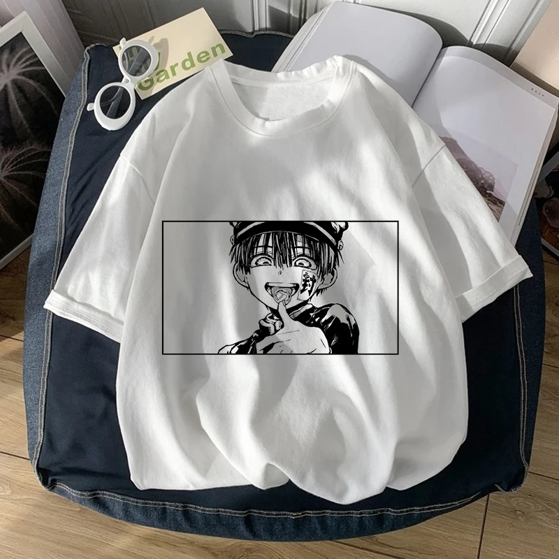 

Kawaii Anime Clothes Toilet Bound Hanako Kun Graphic Tees 2021 Women T Shirt Japanese Fun Cartoon Tops T-shirt Female Ropa Mujer