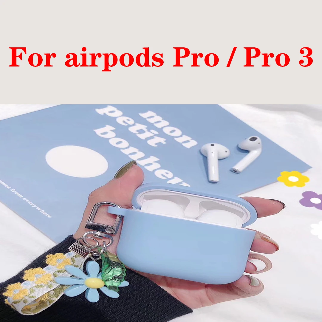 Чехол для Air pods 1/2 для AirPods Pro, роскошный цветочный подвесной брелок с орнаментом, аксессуары, силиконовый чехол, беспроводной чехол для наушников - Цвет: D2 For AirPods Pro