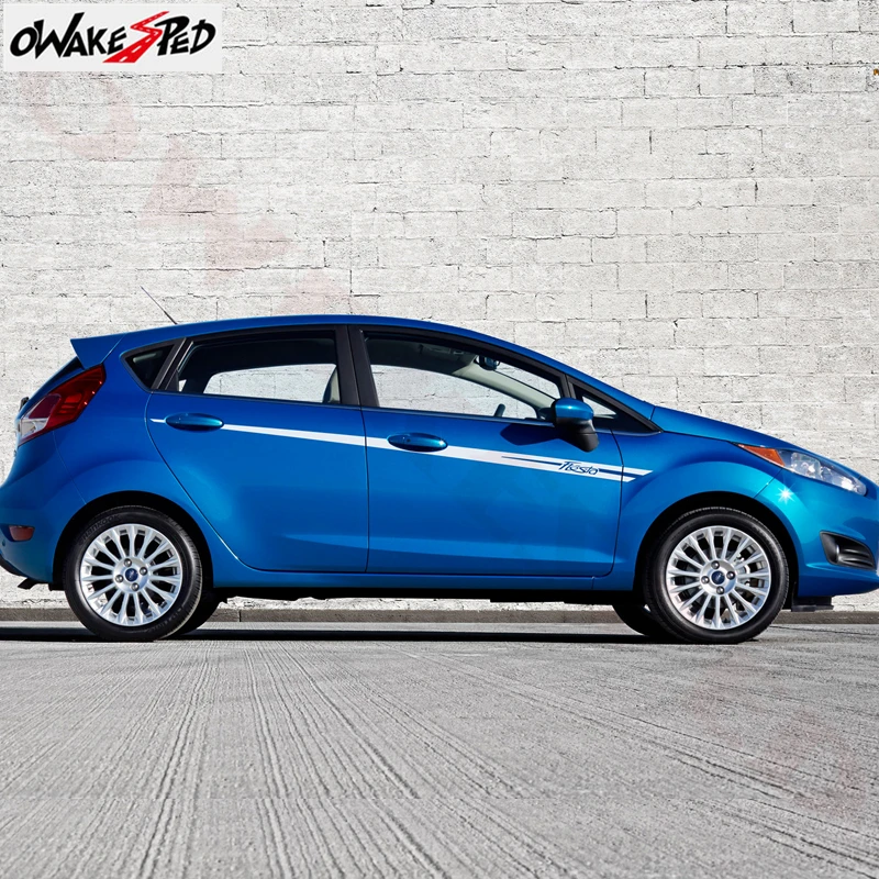 1 комплект наклеек для кузова автомобиля боковые декоративные наклейки Ford Fiesta ST RS