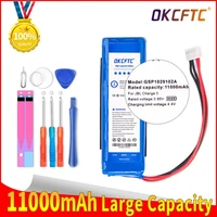 okcftc 3 7v 11000mah battery bateria gsp1029102a for jbl charge 3