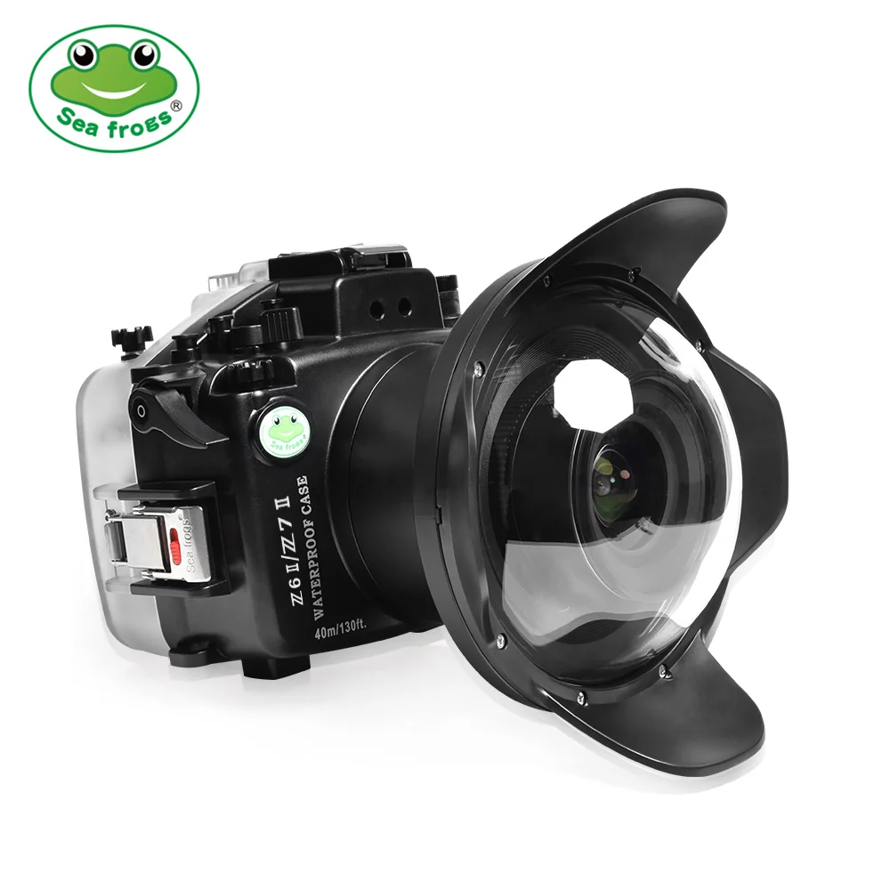 

Seafrogs IPX8 Professional Waterproof Camera Housing For Nikon Z6II/Z7II Underwater 130fit/40m Diving Case