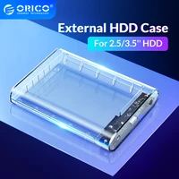 orico external 3 5 hdd case usb3 0 to sata hard drive disk enclosure for 2 53 5inch hdd ssd box hd adapter support uasp 18tb