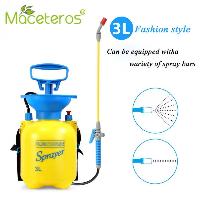 

MACETEROS 3L, желтый распылитель для цветов, ручной распылитель для дома, садовый распылитель