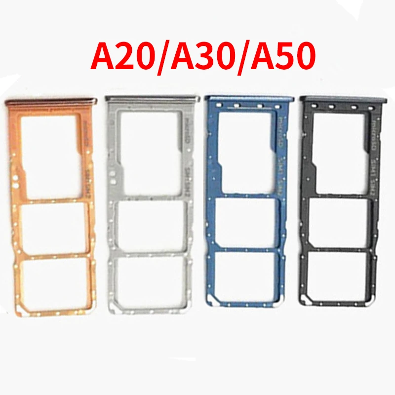 

Sim Tray Holder For Samsung Galaxy A20 A205F A30 A305F A50 A505F Sim Card Tray Slot Holder Repair Part
