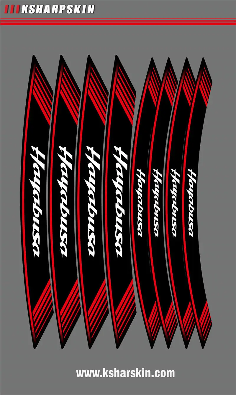 

Tire modified motorcycle sticker inner wheel reflective personality wheel decorative decal for SUZUKI Hayabusa stickers gsx1300r