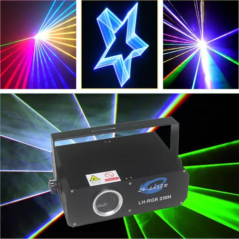 Полноцветный анимационный лазер RGB 1000 мВт/аналоговый модуль DMX, лазер/программируемое Лазерное освещение