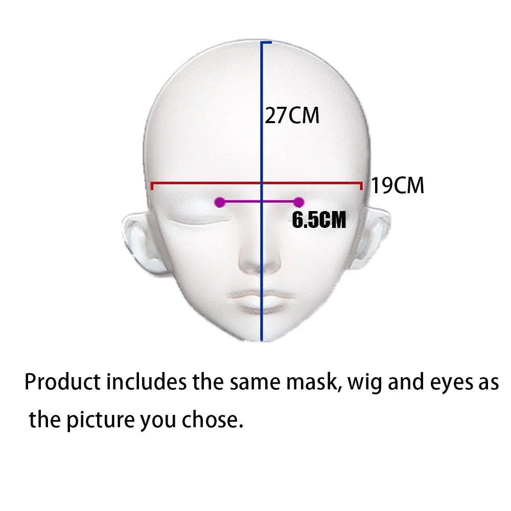 Ноу кигуруми BJD Перманентный макияж аниме маска женская для лица Трансвестит