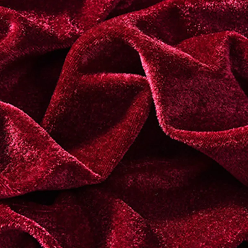 Бархат (3 метра/шт.) золотой бархат ткань утолщенная черный красный Оптовая