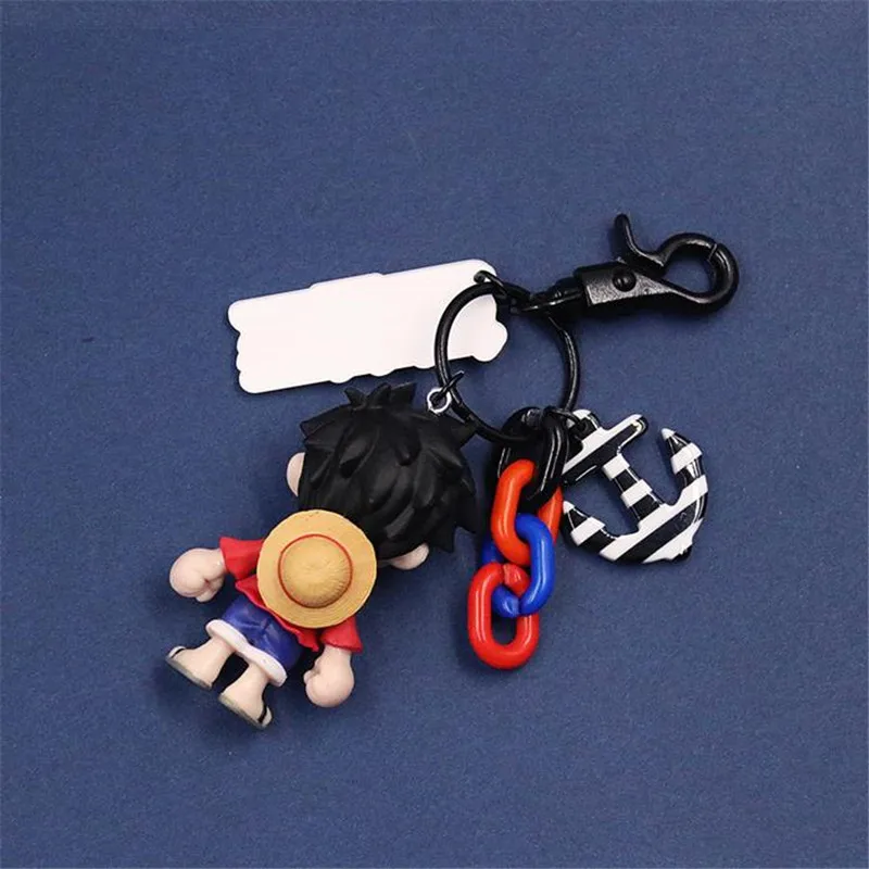 Аниме ONE PIECE Monkey D. Luffy кукла из смолы Косплей Черный Красный брелок аксессуары
