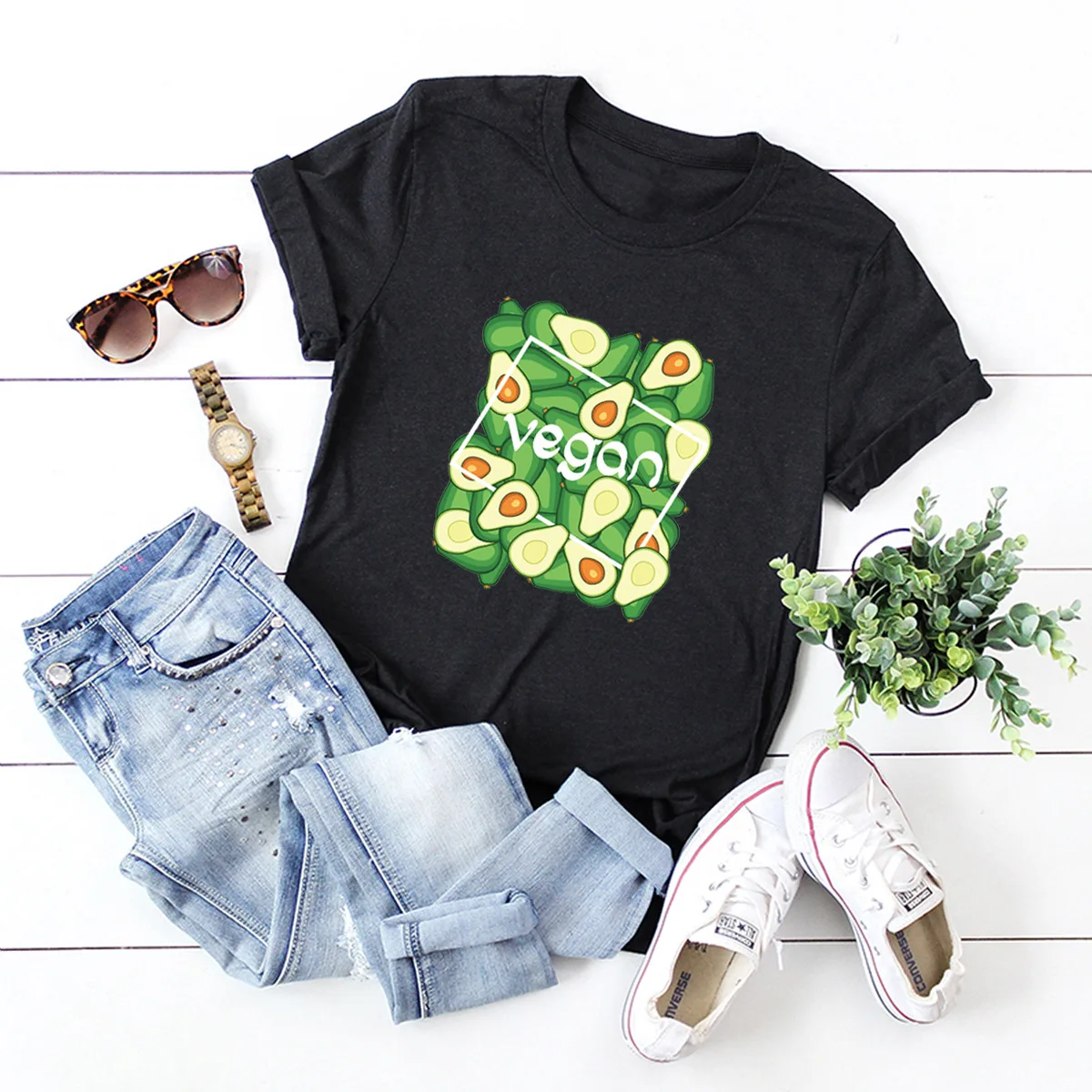 

Plus Size Women's T-shirt Abstract Print TShirt Women Cotton Short Sleeve Summer Top Female T-shirt Streetwear