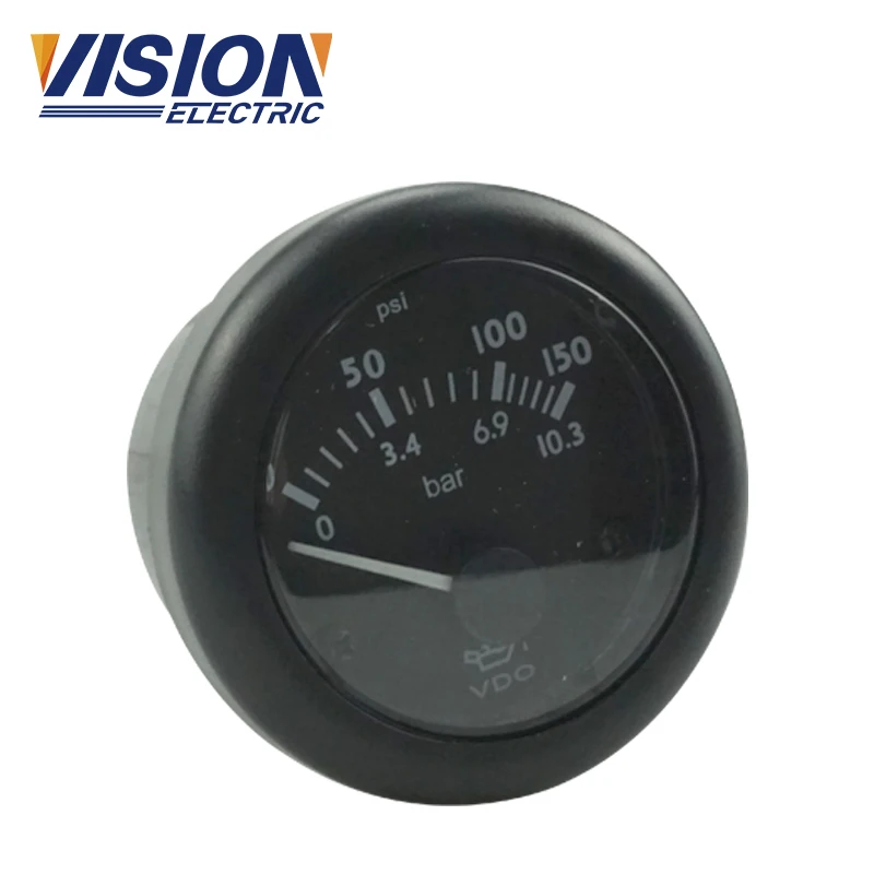 Medidor de Pressão Opcional do Óleo do Motor Diesel 52 mm Vdo do Calibre de 12v 24v Vdo Peças e acessórios do gerador