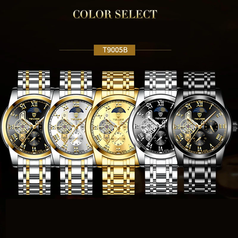 Tevise Топ бренд для мужчин Tourbillon автоматические механические часы Скелет часы для мужчин с автоматическим подзаводом мужские наручные часы Relogio Masculino