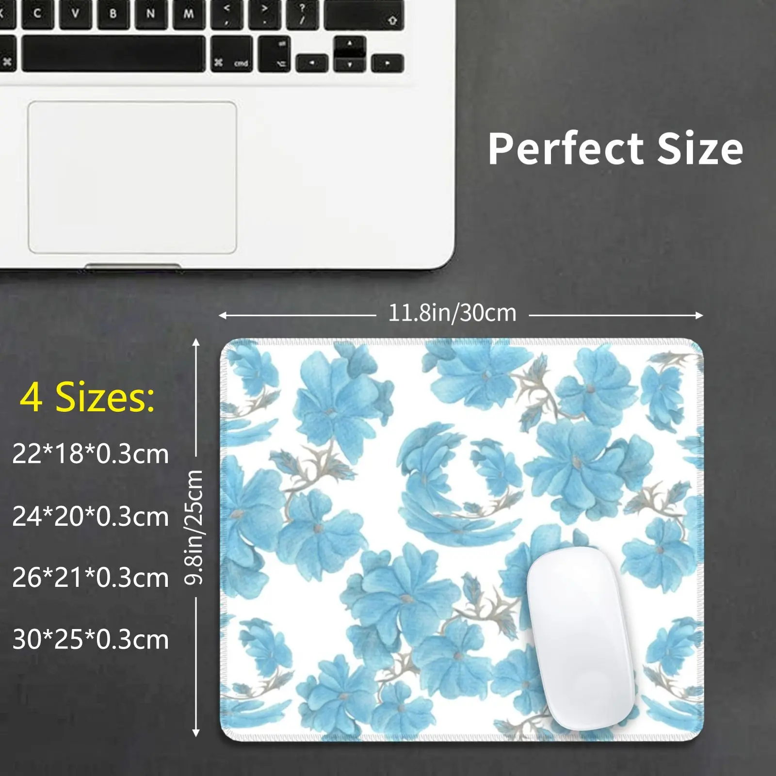 

Коврик для мыши с изображением диких цветов