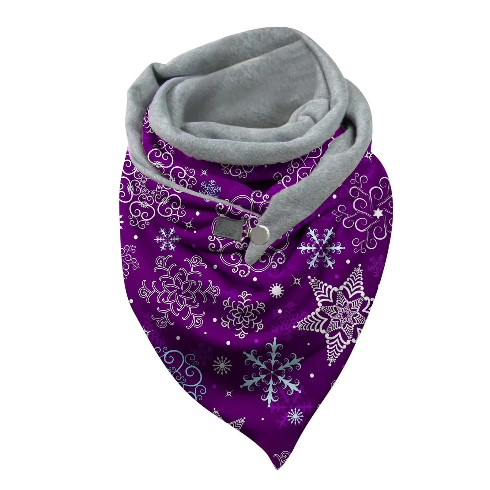 

Christmas Winter Women Scarf Fashionable Printed Button Soft Wrap Casual Warm Scarves Shawls Echarpe Hiver Femme Scarf For Women