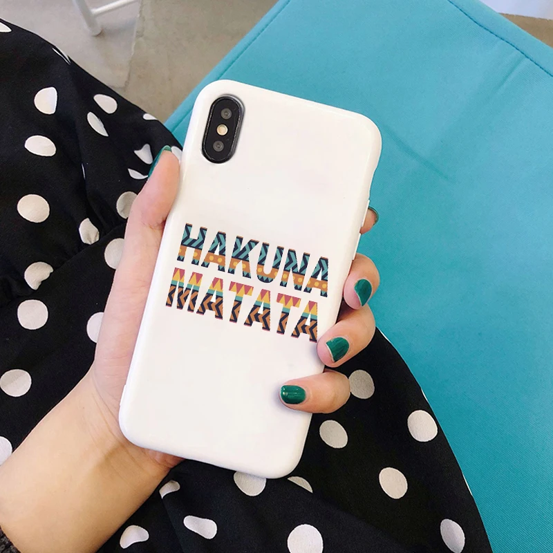 Hakuna Matata Король Лев Тимон Мягкий силиконовый чехол для телефона iPhone 5 5S SE 6 6s 7 8 plus X Xs