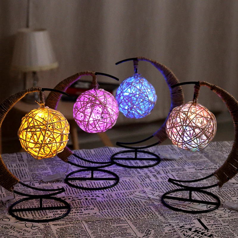 Светодиодный звезды ночной Светильник Apple Стекло на день рождения светильник