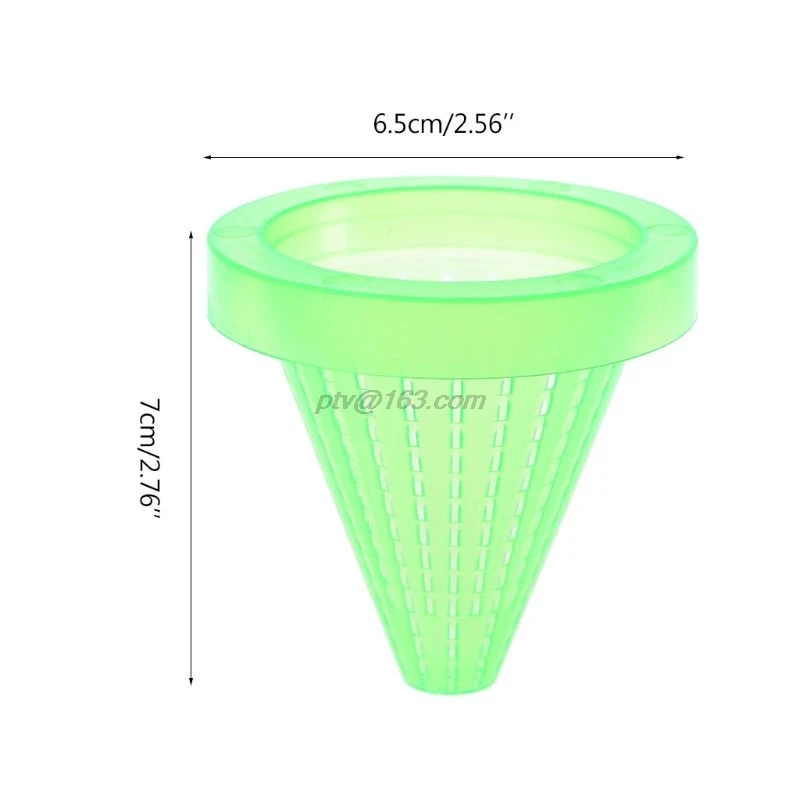 Аквариумная кормушка для рыб красная чаша кормления червя пластиковая воронка с