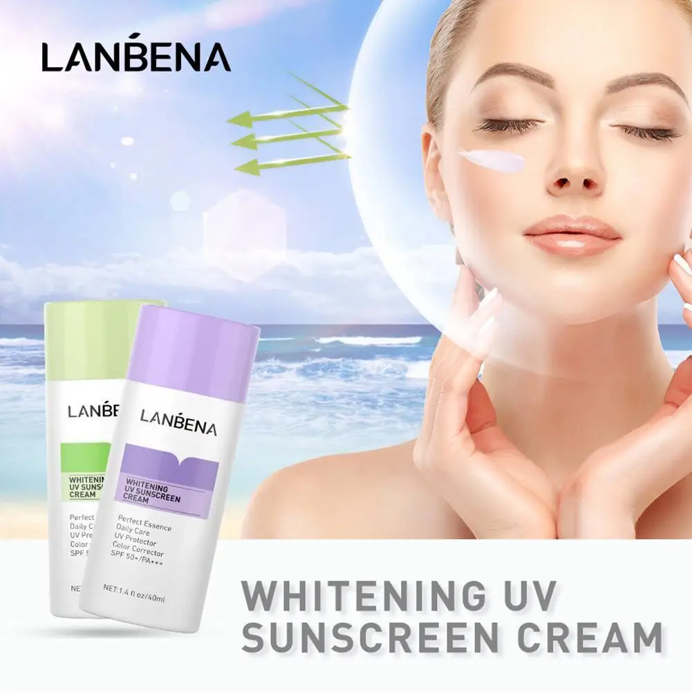 

LANBENA UV Sun Protection Whitening Cream Face Sunblock SPF50 Body SunProtection Solar Lotion Moisturizing Daily Skin Care 40ml