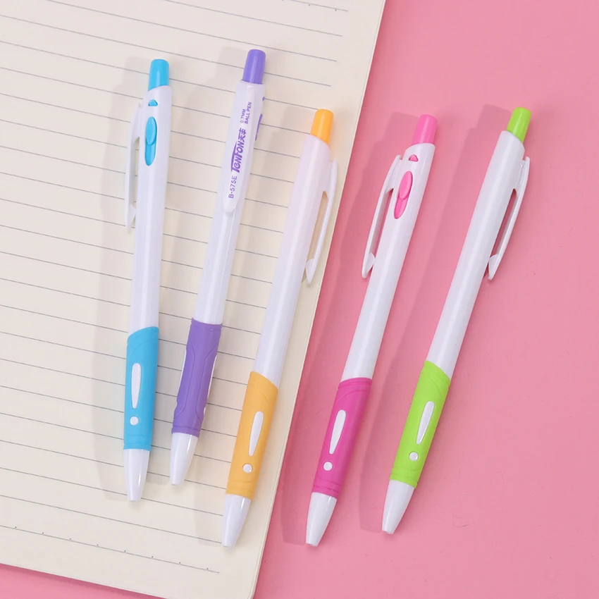 Пластиковая шариковая ручка с нажимом 0 7 мм|Шариковые ручки| |