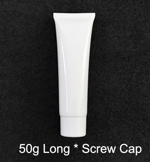 50ml1 5 мл 10 мл 30 мл 50 мл 100 мл 200 мл белая пластиковая мягкая бутылка для макияжа для выдавливания крема пузырьки для шампуня емкость для лосьона 30 шт - Цвет: 50ml1