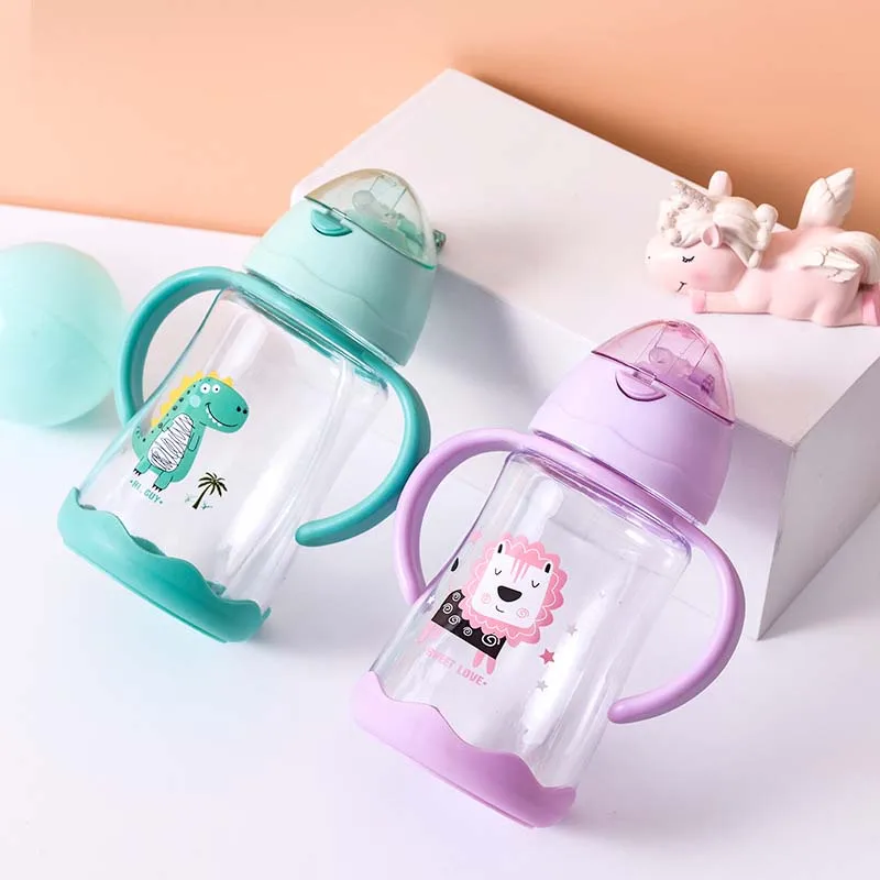 420 мл детская чашка для воды креативные Мультяшные детские чашки кормления с