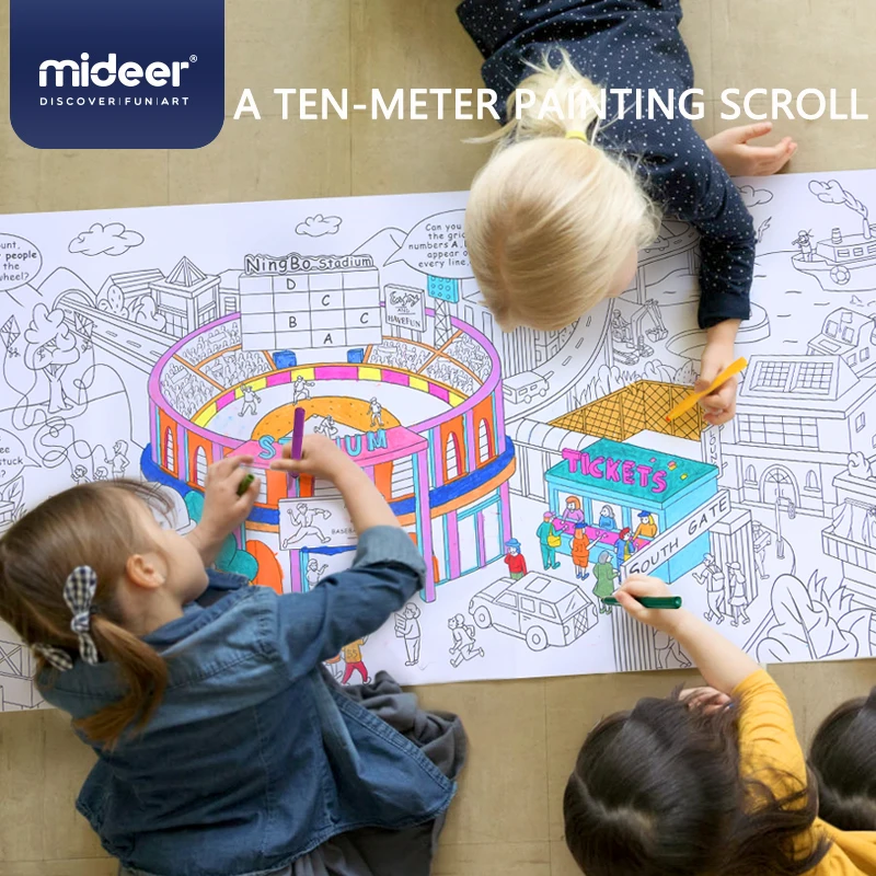 

Детские игрушки Mideer с изображением 10 метров