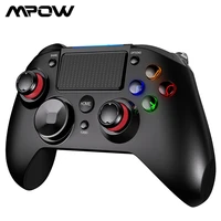 mpow pc263 wireless game controller for ps4 ps5 upgraded joystick gamepad multiple trigger vibration for mobile phone pc windows