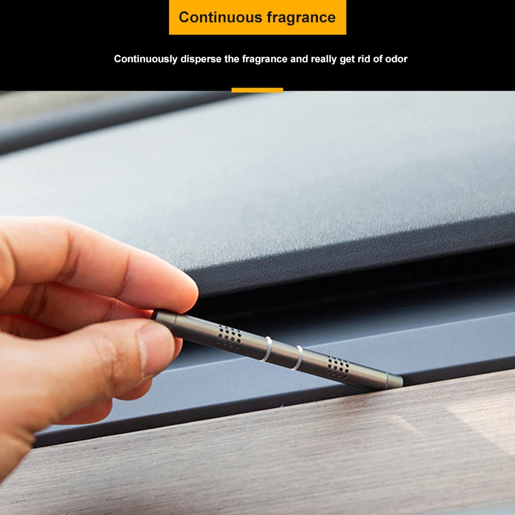 

Car Air Freshener Stick Perfume Clip Solid Perfume Diffuser Kit Hidden Aroma Diffuser for Tesla Model 3 Y Auto Accessories