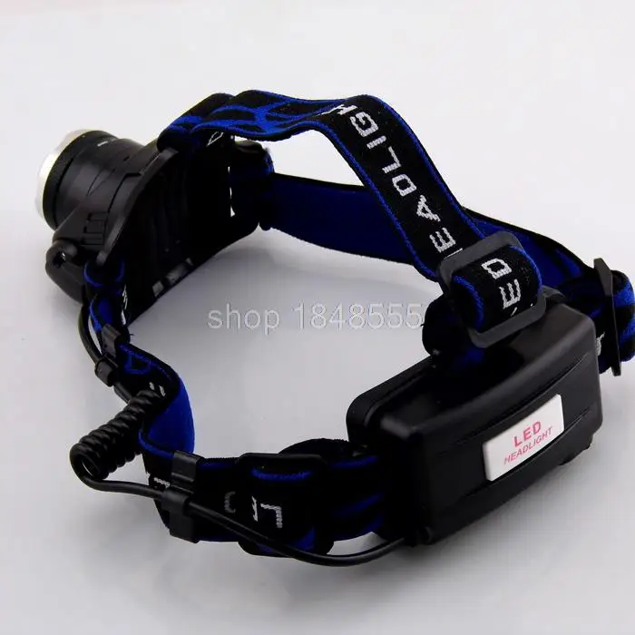 

Xml T6 Led Headlamp Flashlight Head Light torch Lamp Linterna Frontal Rechargeable headlight 2000 Lumens Zoom 18650 Battery