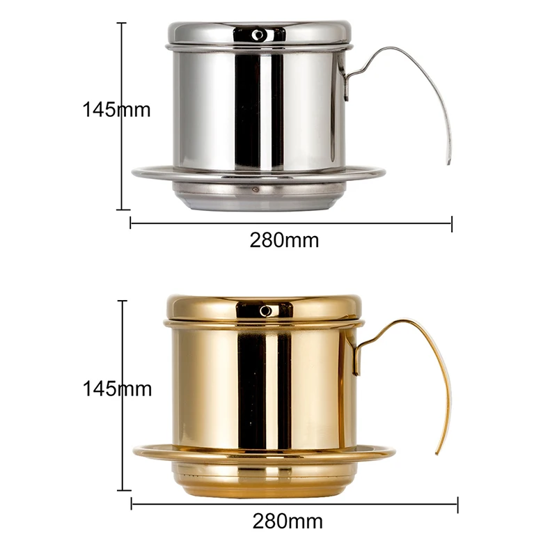 Многоразовый переносной капельный фильтр из нержавеющей стали для