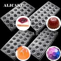 3d filled chocolate mold baking polycarbonate chocolate molds plastic chocolate candy form mould baking pastry bakery tools