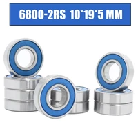 6800rs bearing 10pcs 10x19x5 mm abec 3 hobby electric rc car truck 6800 rs 2rs ball bearings 6800 2rs blue sealed