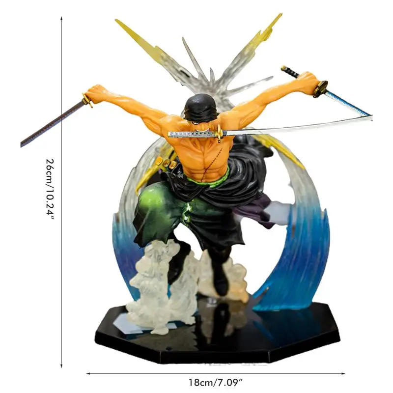 Одноштучная фигурка One Piece из мультфильма PVC-статуэтка кукла Фигурка Луффи-модель Саурон Игрушка для спальни, прикроватного столика и гостиной.