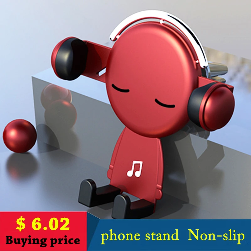 

Car Accessories Mobile Phone Holder Car Air Outlet Cartoon Creative Navigation Car Accessories for BMW Benz Golf Ford Audi