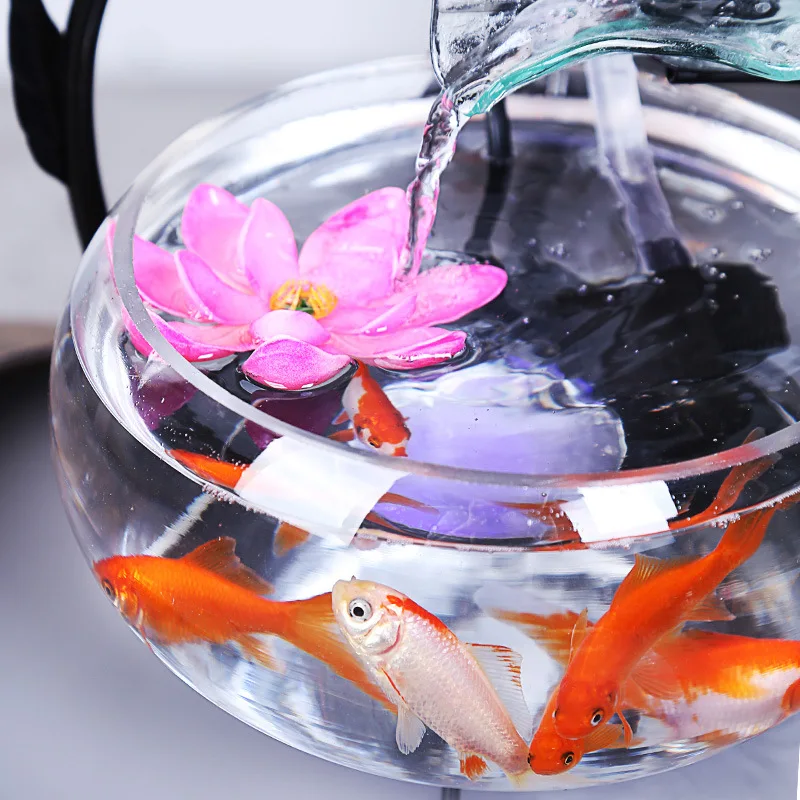 3-ступенчатое лотоса настольная воды украшения для фонтана увлажнитель воздуха