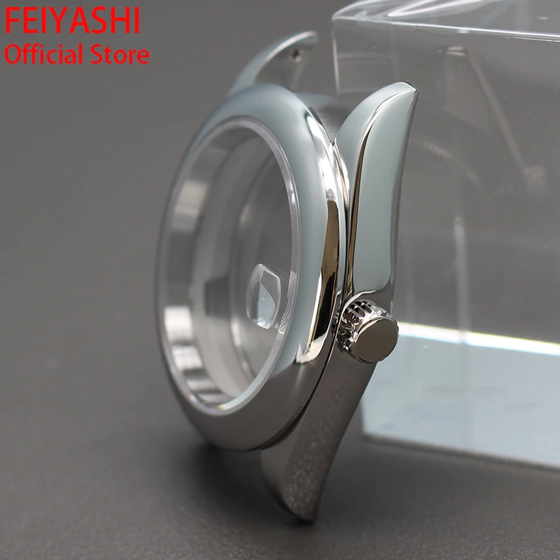 36mm 40mm Case Men's Watch Oyster Day Date Sapphire Crystal Stainless Steel For Seiko nh35 nh36 Miyota 8215 Movement 28.5mm Dial