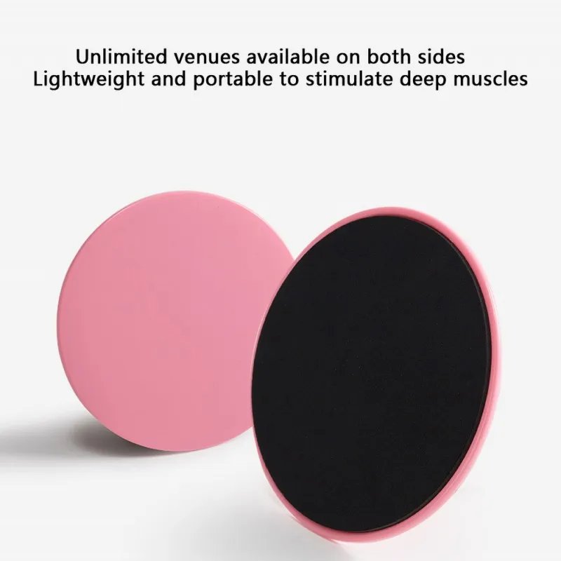 

2Pcs Sliding Gliding Fitness Discs Abdominal Exercise Sliding Plate Pilates Yoga Gym Abdominal Core Slider Training Equipment WK