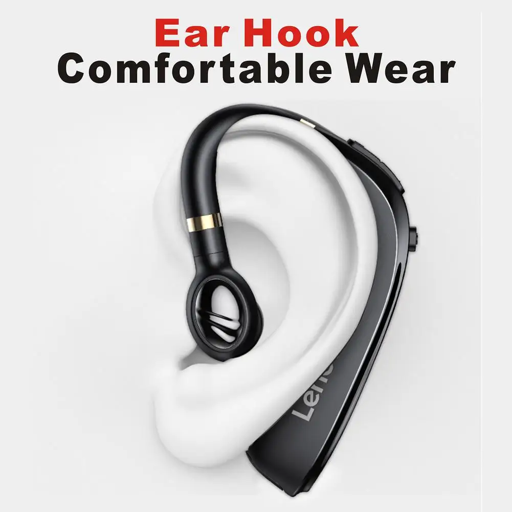 

For Lenovo HX106 Bluetooth 5.0 headset Handsfree Headphones Wireless Earphone Earbud Earpiece With HD Mic For iPhone xiaomi#