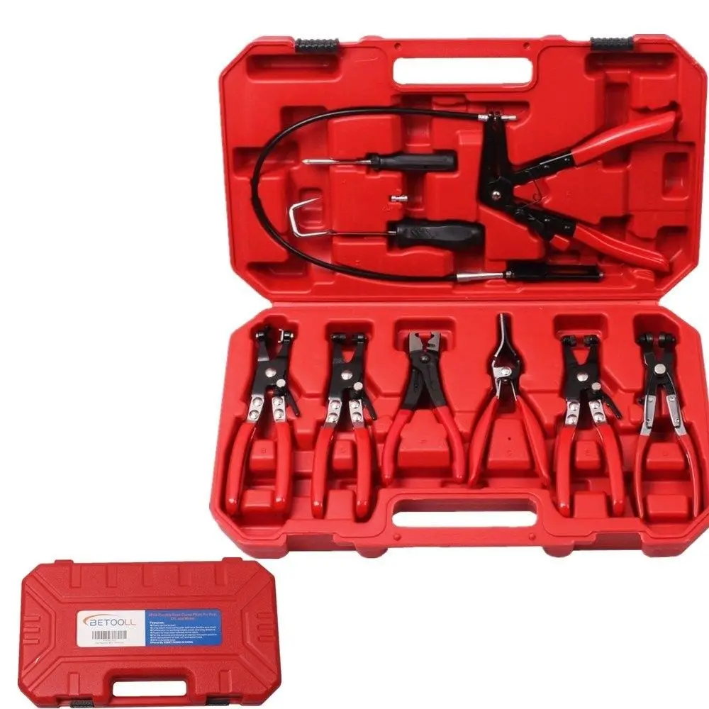 9 шт. набор зажимов для шлангов плоскогубцы гибкого кабеля инструмент вертлюга